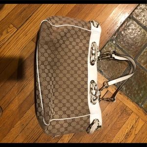 Gucci Large Positano Scarf Monogram Tote